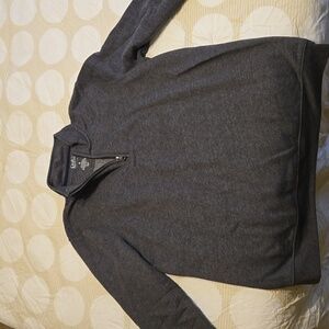 Croft & Borrow soft 1/4 zip mens sweater, medium
